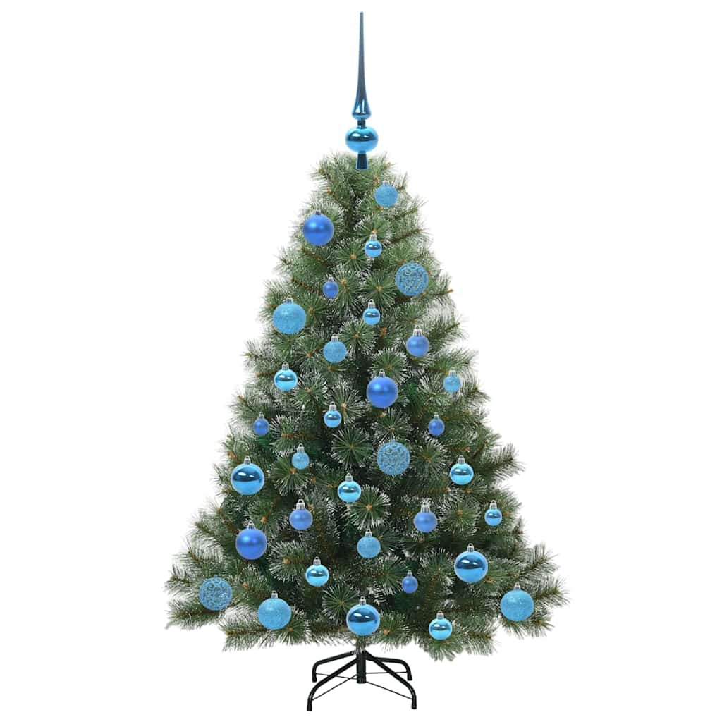 Artificial Christmas Tree with 150 LEDs Green 120 cm PE and PVC
