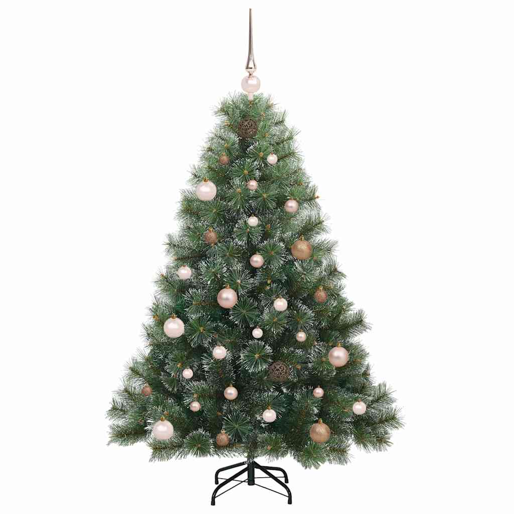 Artificial Christmas Tree with 150 LEDs Green 150 cm PE and PVC