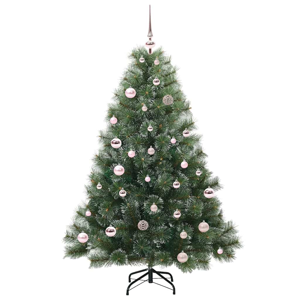 Artificial Christmas Tree with 150 LEDs Green 150 cm PE and PVC
