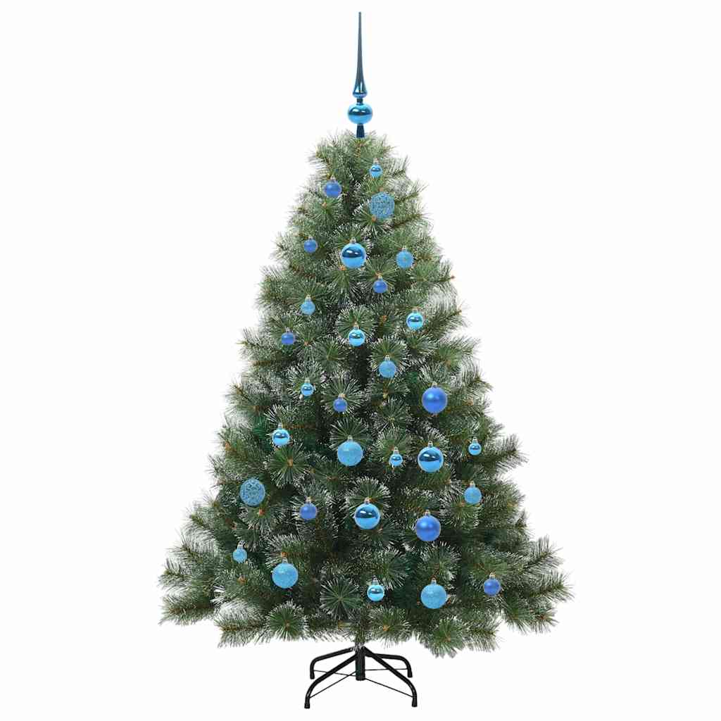 Artificial Christmas Tree with 150 LEDs Green 150 cm PE and PVC
