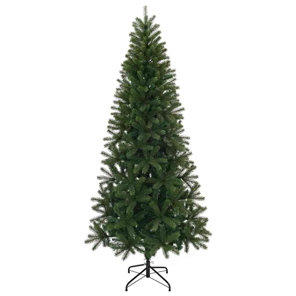 Artificial Christmas Tree Green 210 cm PVC, PE and steel