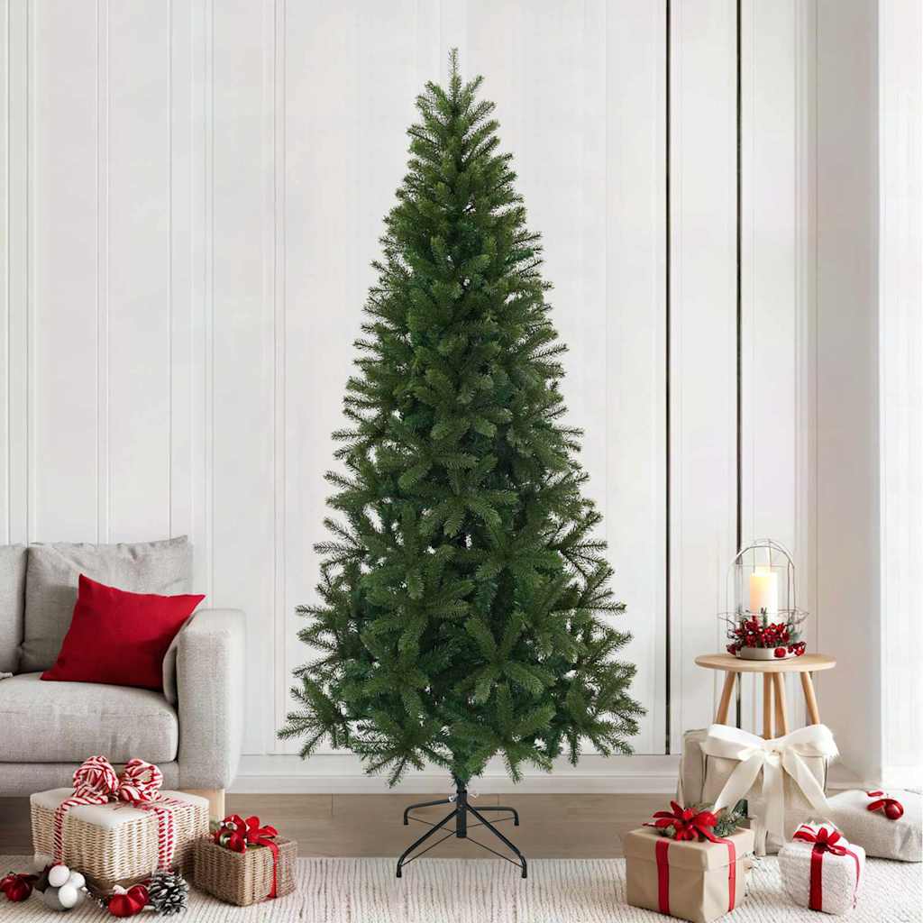 Artificial Christmas Tree Green 240 cm PVC, PE and steel