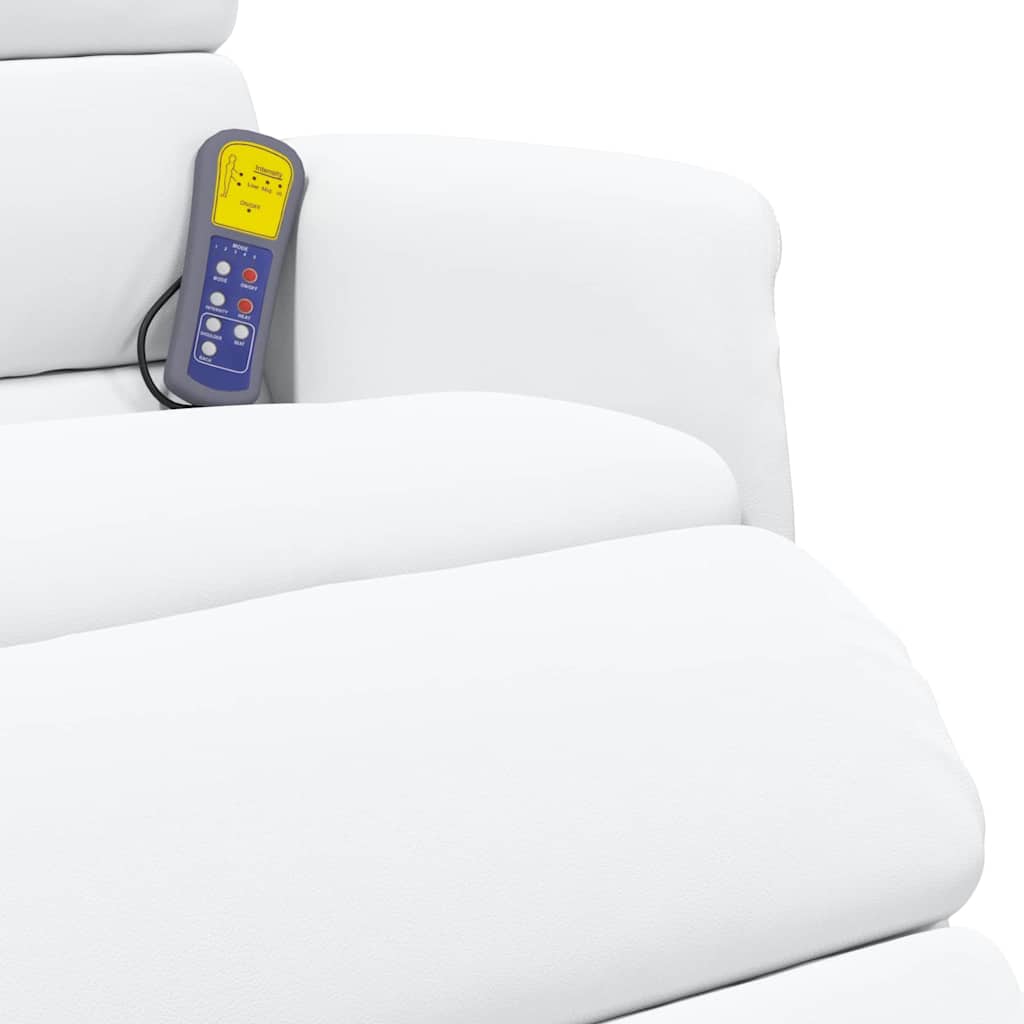 Massage Recliner Chair 71 X 98 X 106 Cm Faux Leather