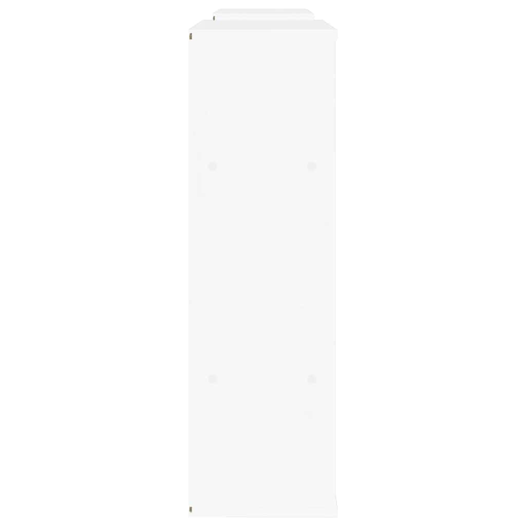 5 Piece TV Units with Storage ODDA White Solid Wood Pine