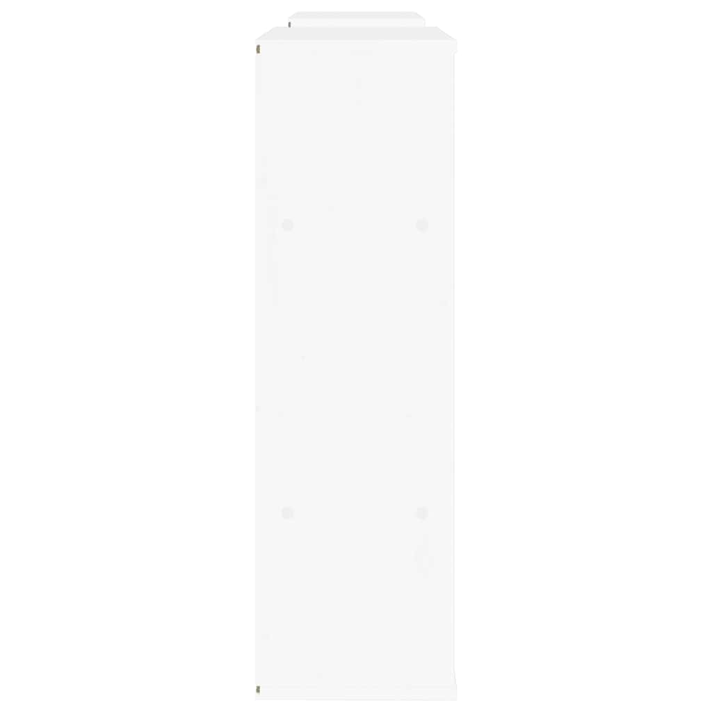 5 Piece TV Units with Storage ODDA White Solid Wood Pine