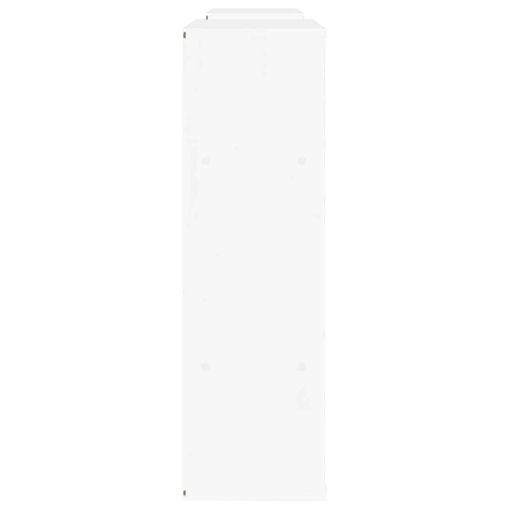 5 Piece TV Units with Storage ODDA White Solid Wood Pine