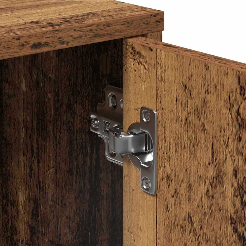 Highboard 2 pcs Old wood 60 x 31 x 70 cm Engineered wood