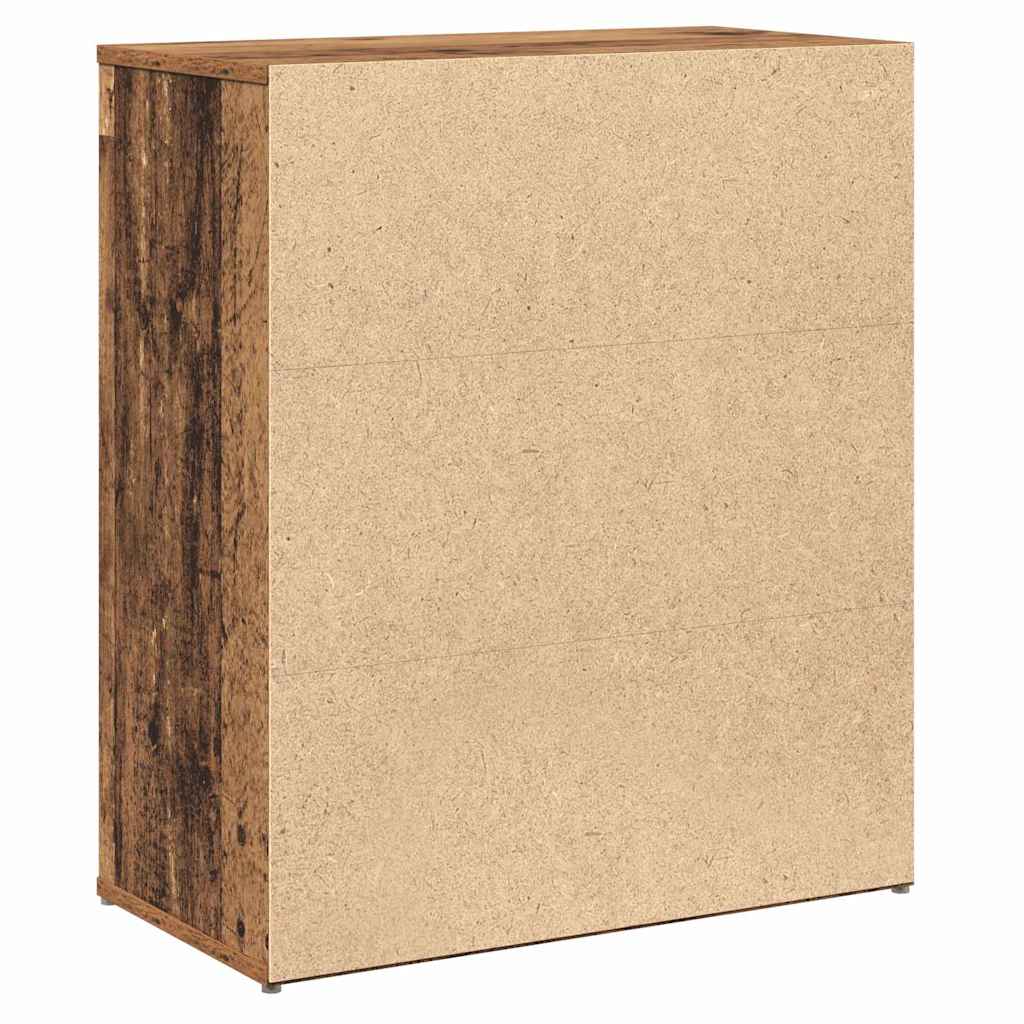 Highboard 2 pcs Old wood 60 x 31 x 70 cm Engineered wood