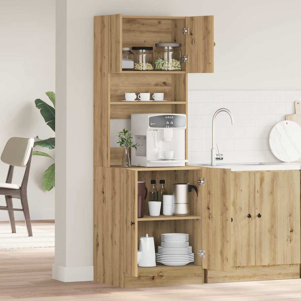Kitchen Cabinet Artisan oak 60 x 50 x 180 cm Engineered wood