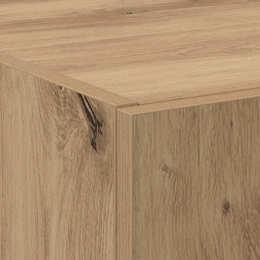 Office Cabinet Artisan oak 60 x 32 x 153 Engineered wood