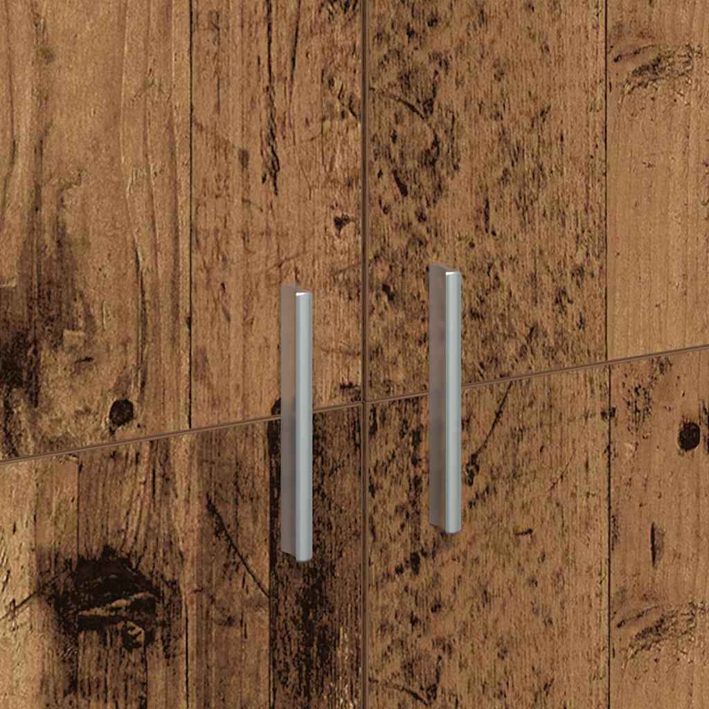 Highboard Old Wood 80 x 35 x 180 cm Engineered wood