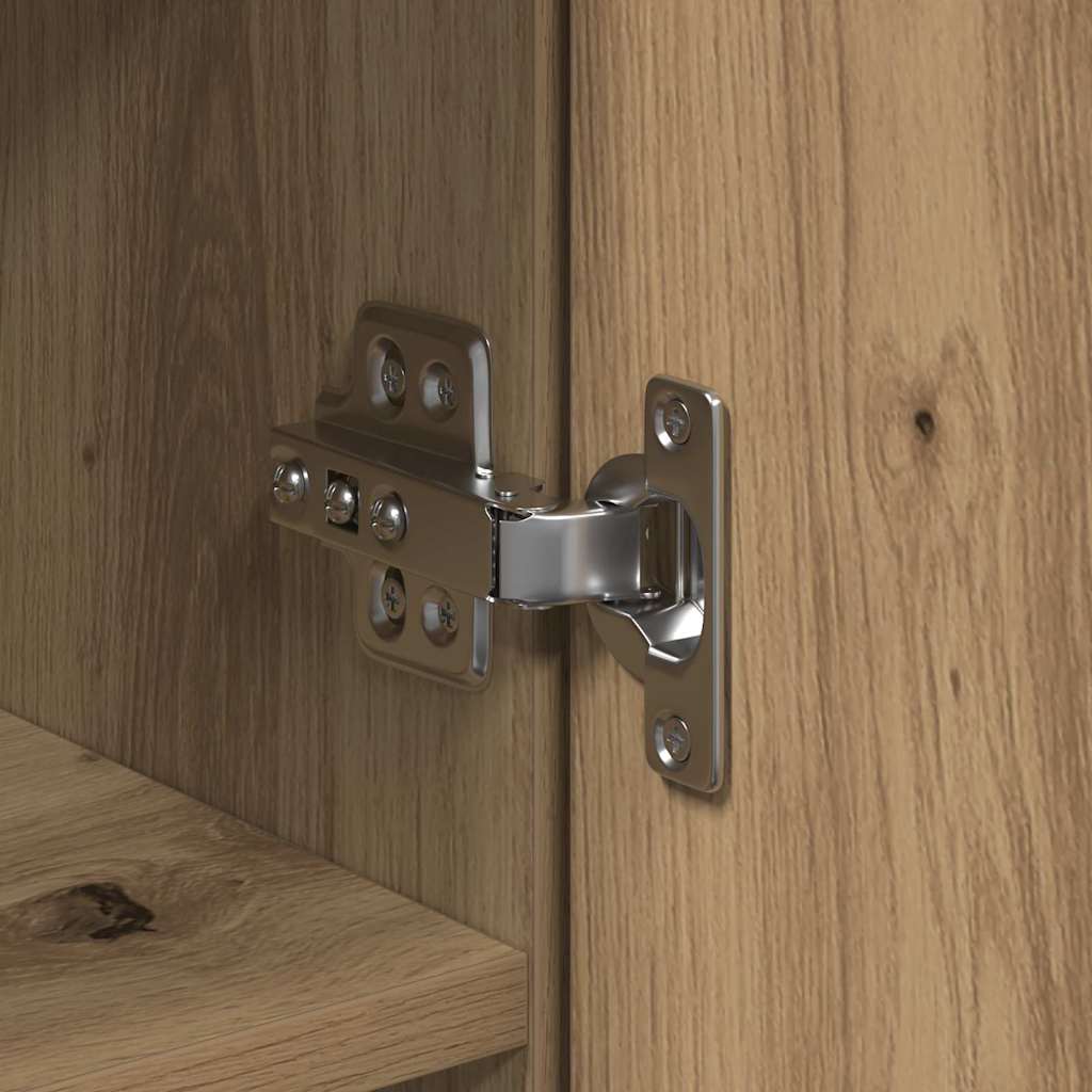 Highboard Artisan oak 80 x 35 x 180 cm Engineered wood