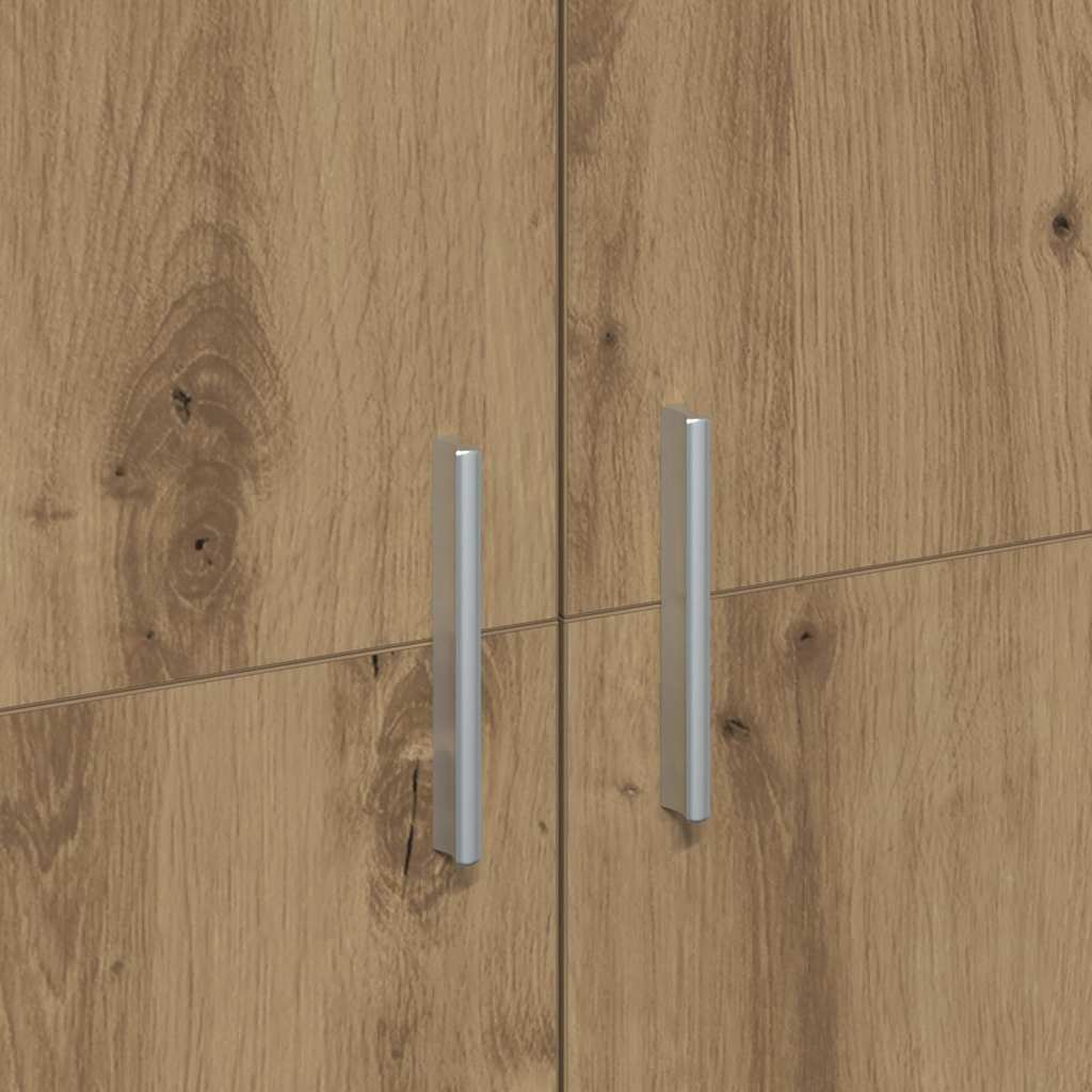 Highboard Artisan oak 80 x 35 x 180 cm Engineered wood