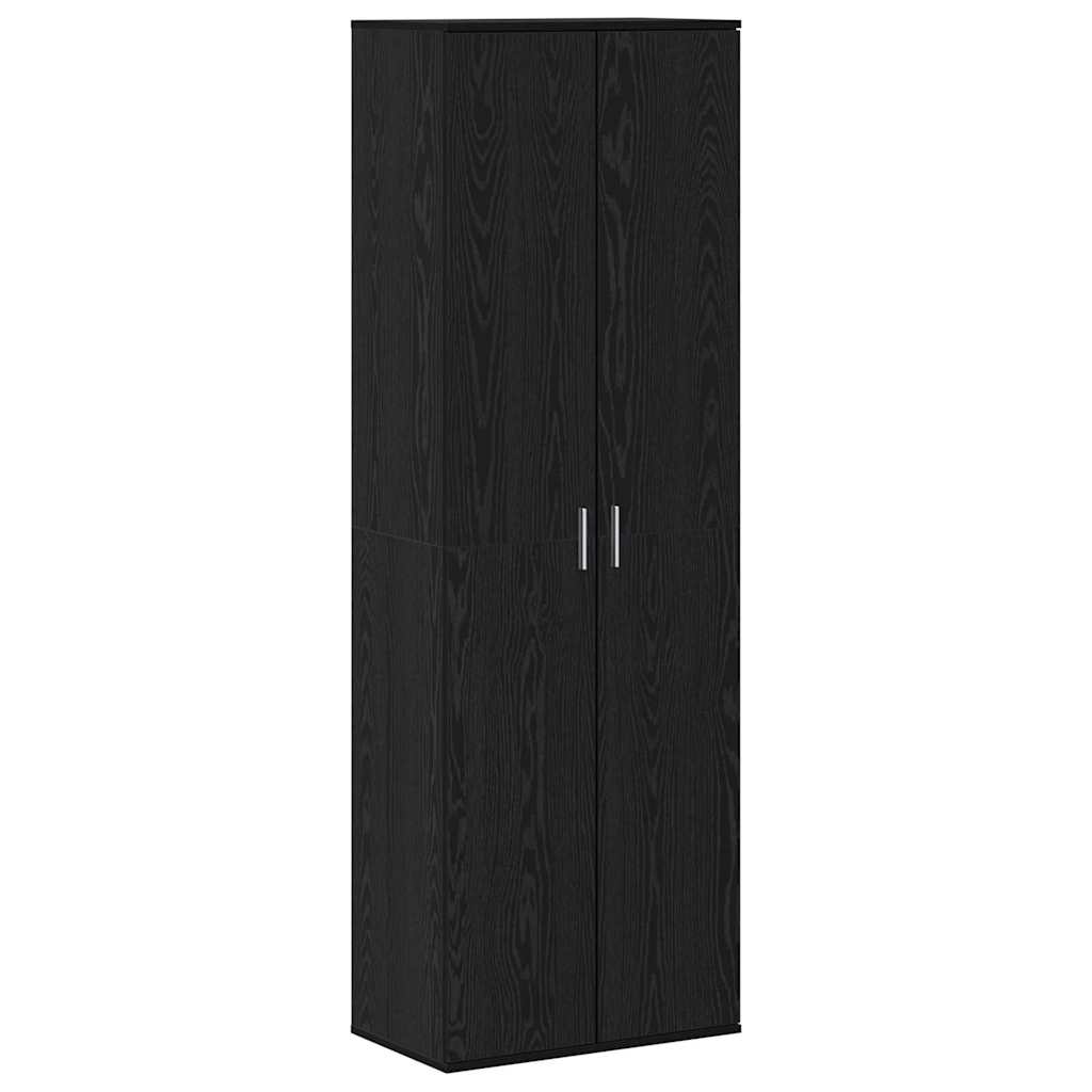 Highboard Black oak 60 x 35 x 180 cm Engineered wood