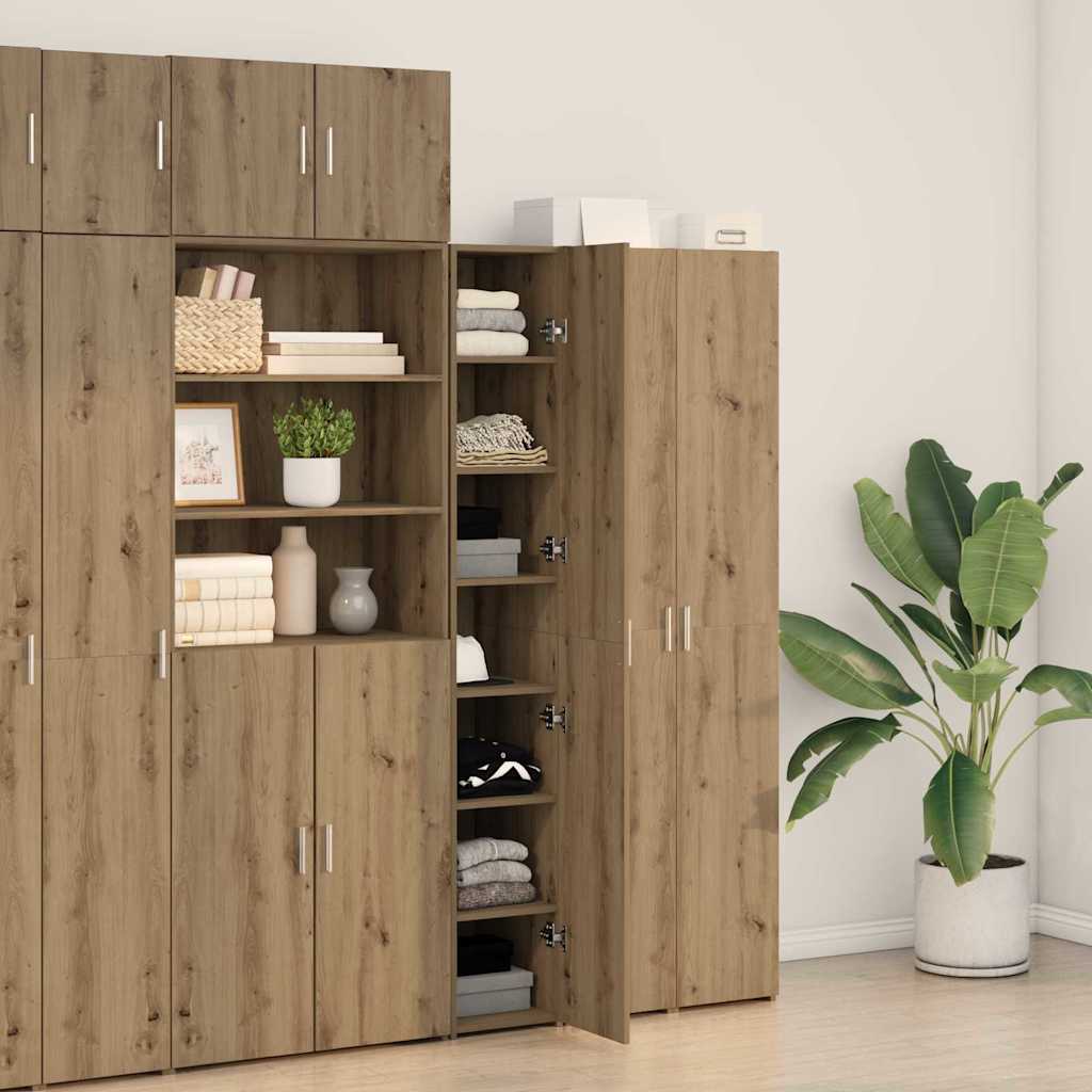 Highboard Artisan oak 30 x 42.5 x 185 cm Engineered wood