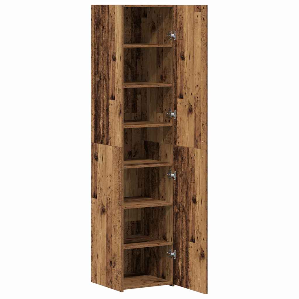 Highboard Old wood 40 x 42.5 x 185 cm Engineered wood