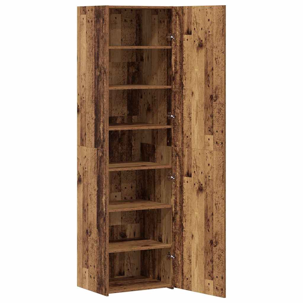 Highboard Old wood 50 x 42.5 x 185 cm Engineered wood