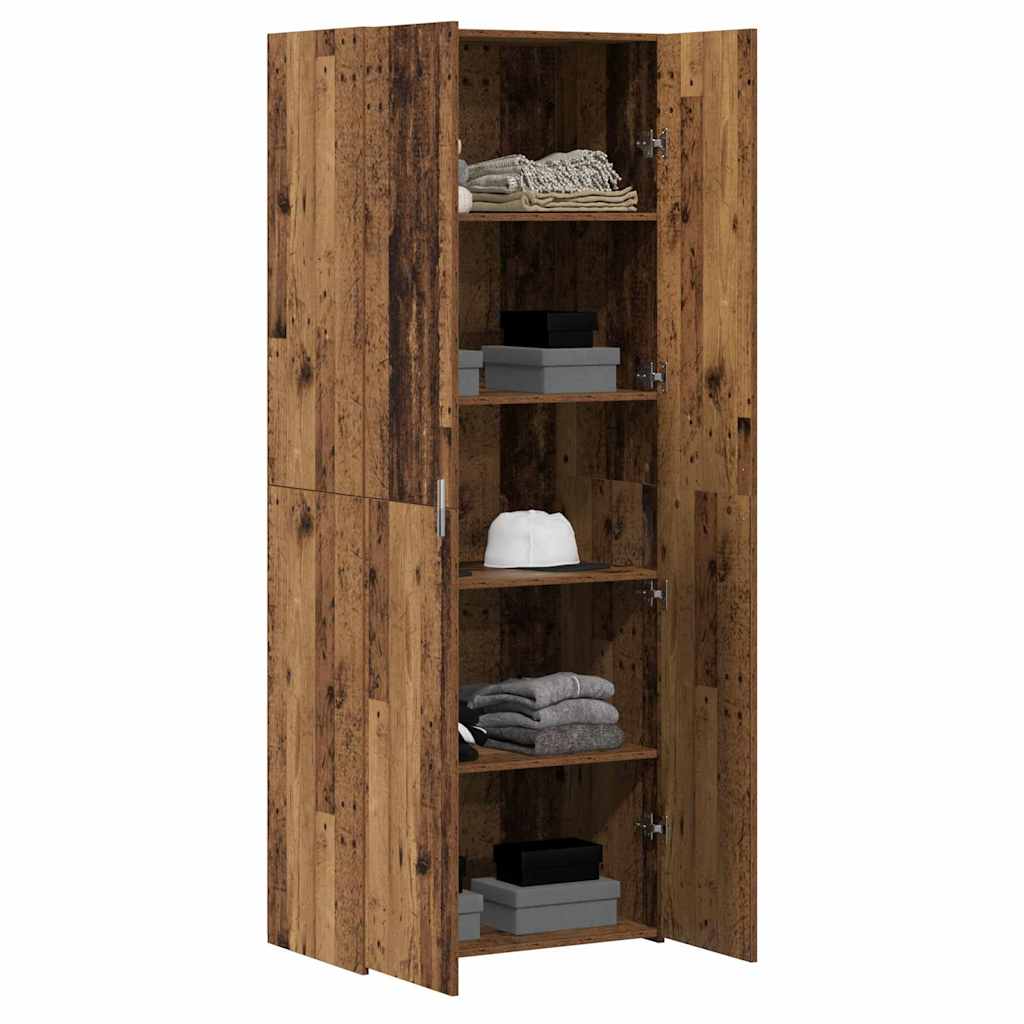 Highboard Old wood 70 x 42.5 x 185 cm Engineered wood