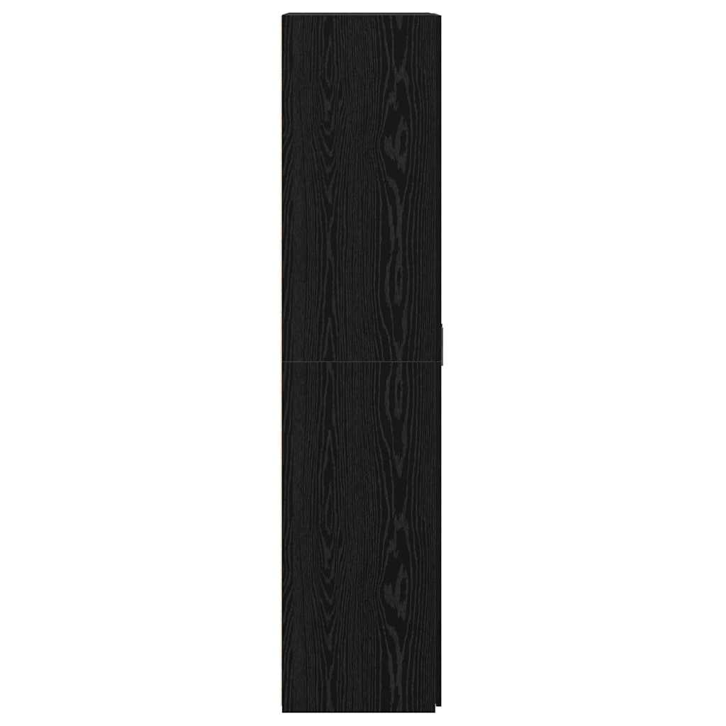 Highboard Black oak 70 x 42.5 x 185 cm Engineered wood