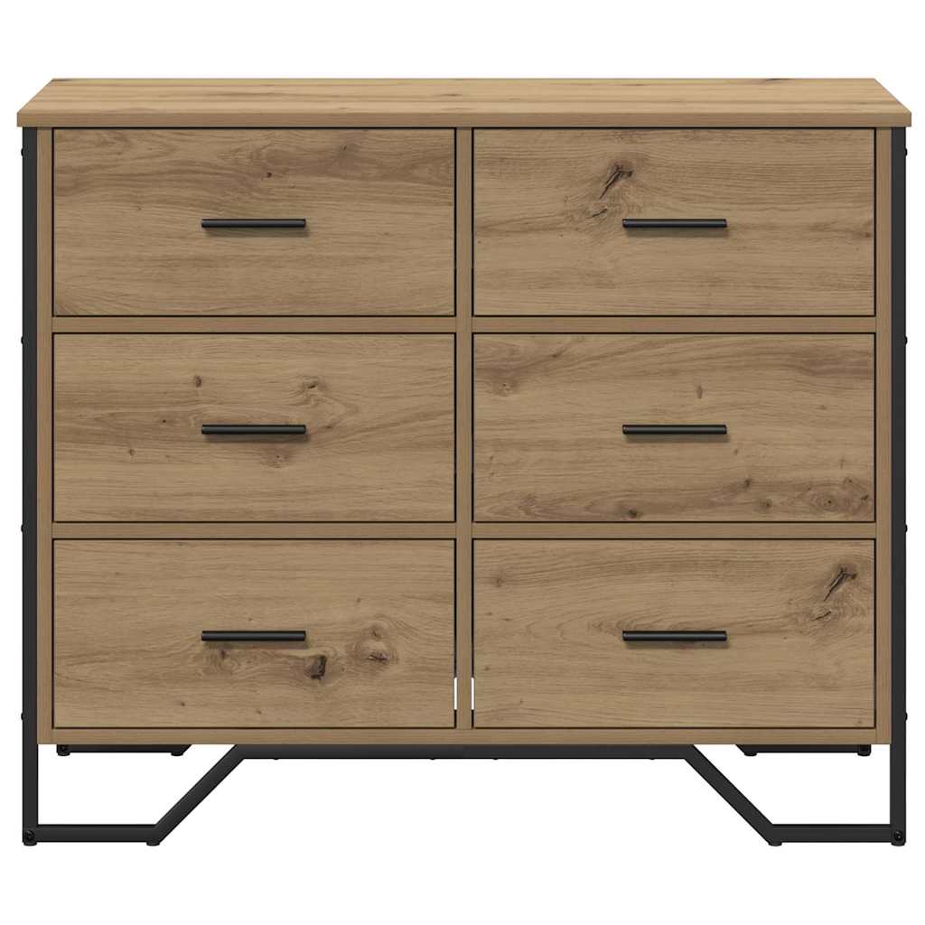 Chest of Drawers with Drawer Artisan oak 91 x 35.5 x 74.5 cm