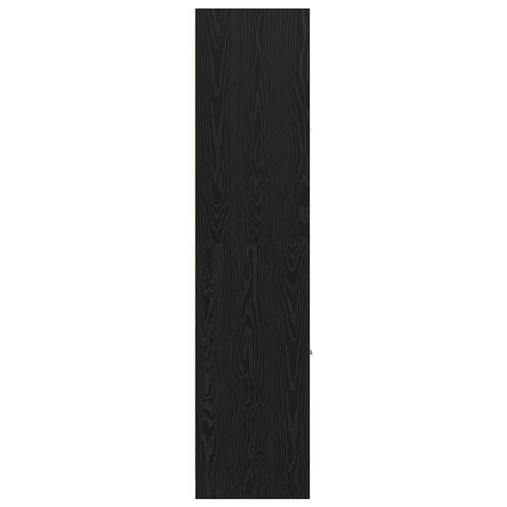 Apothecary Cabinet Black oak 30 x 41 x 174.5 cm Engineered wood