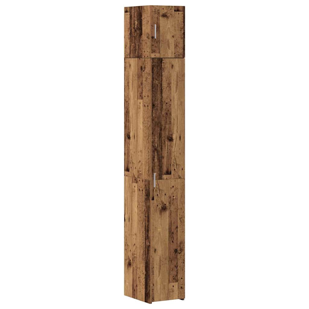 Slim Storage Cabinet Old wood 30 x 42.5 x 225 cm