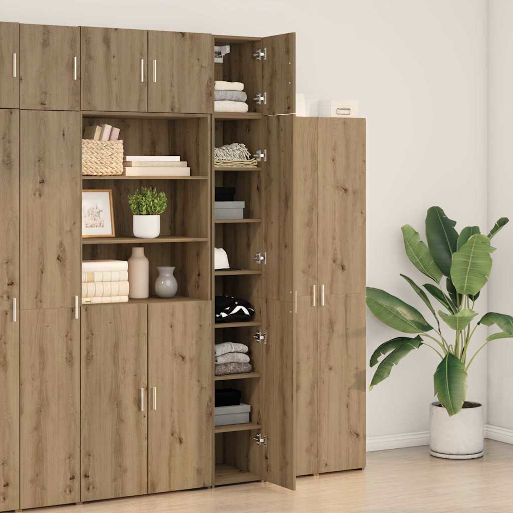 Slim Storage Cabinet Artisan oak 30 x 42.5 x 225 cm
