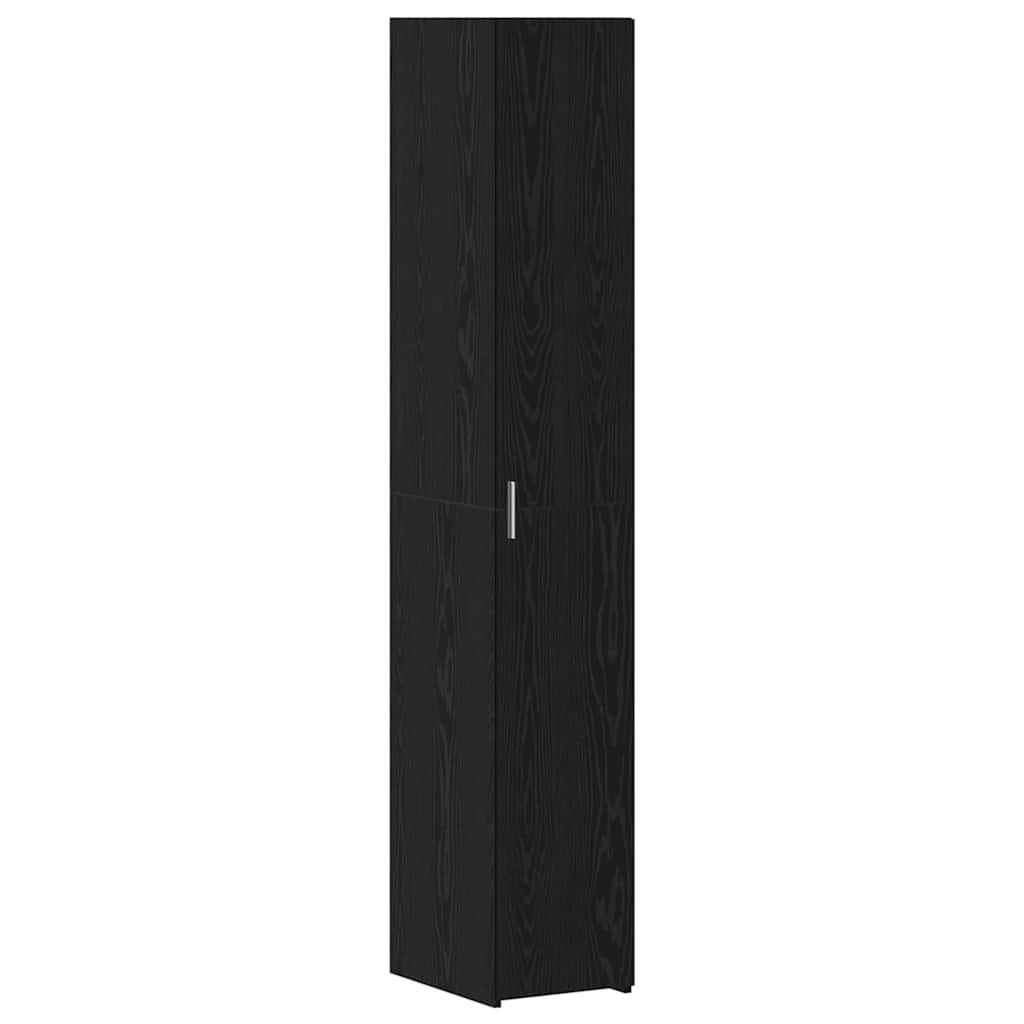 Slim Storage Cabinet Black oak 30 x 42.5 x 225 cm