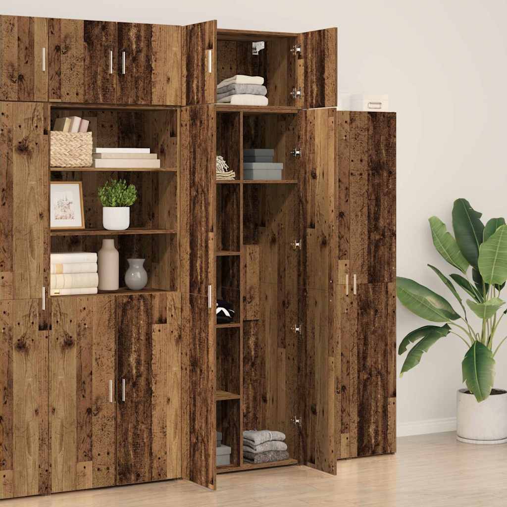 Storage Cabinet Old wood 70 x 42.5 x 225 cm Engineered wood