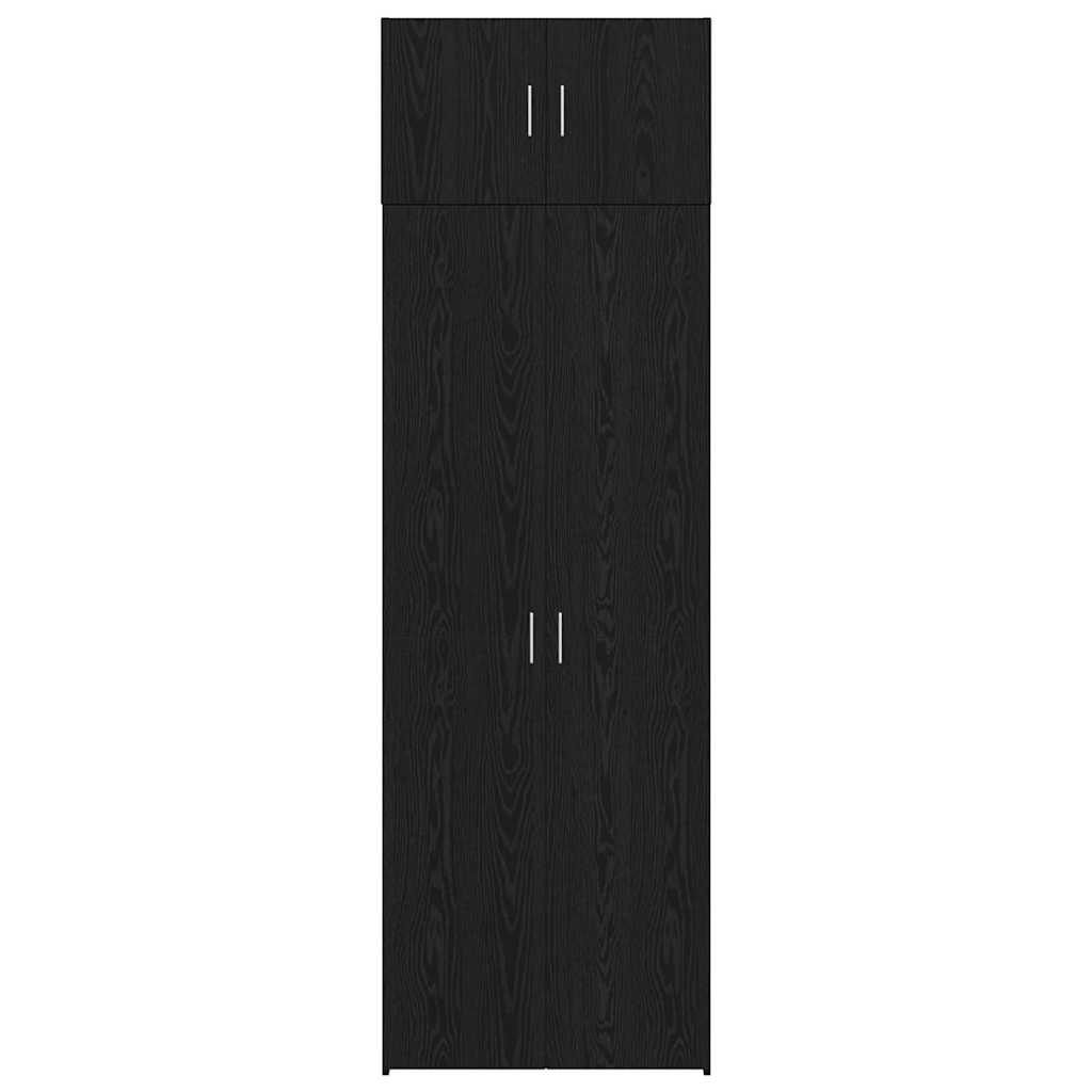 Storage Cabinet Black oak 70 x 42.5 x 225 cm Engineered wood