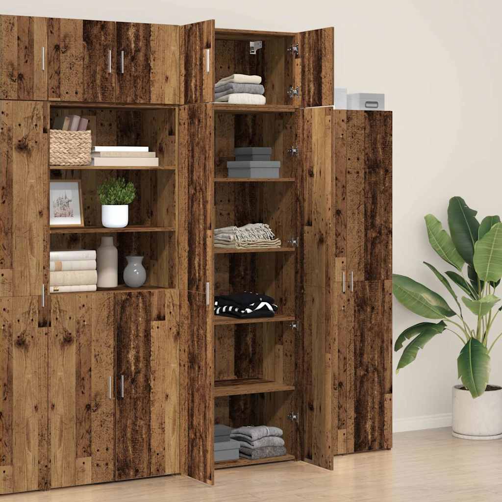 Storage Cabinet Old wood 70 x 42.5 x 225 cm Engineered wood