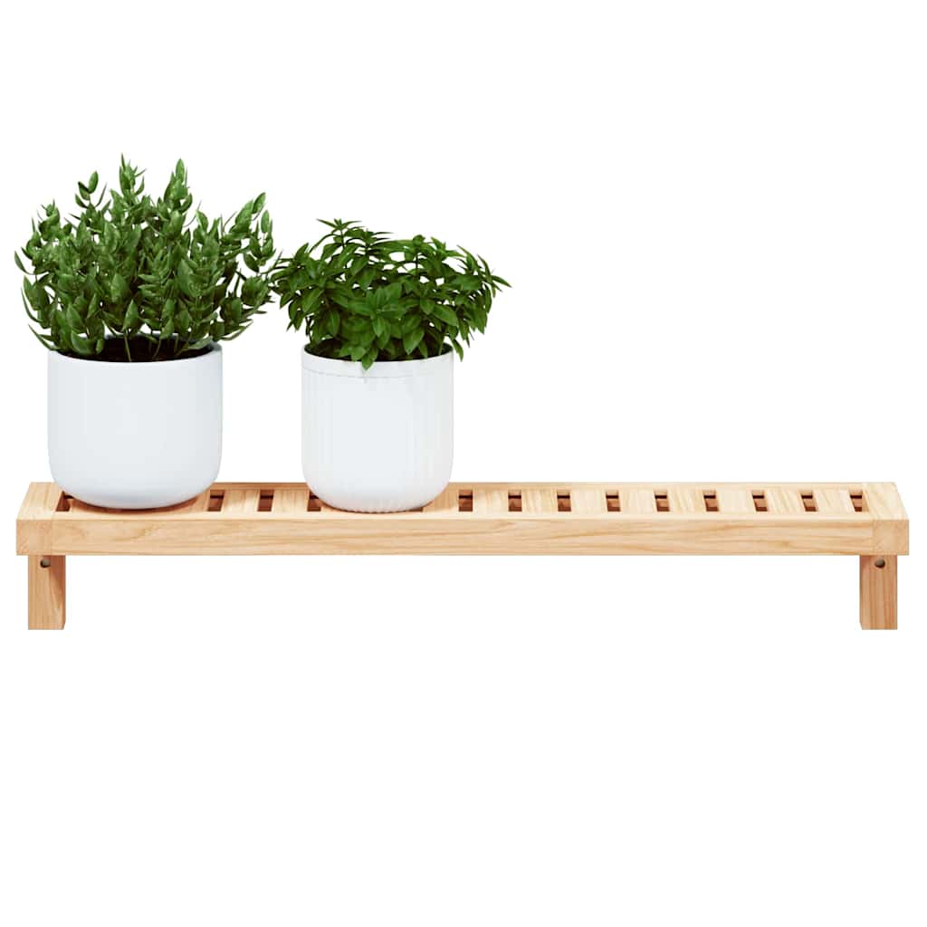 Wall Hanging Rack Beige 62 x 10 x 12.5 cm Solid Walnut wood