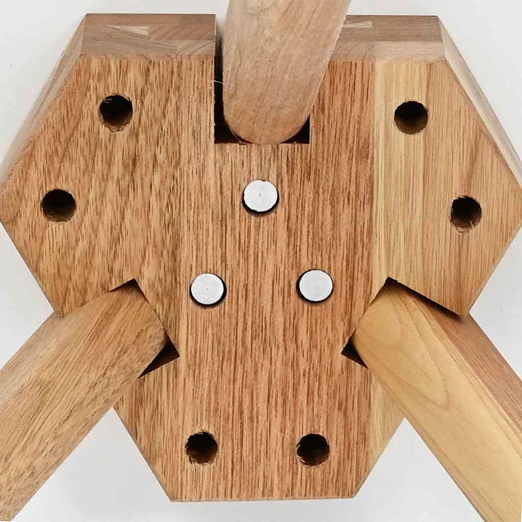 Coffee Table Brown 50 x 50 x 46 cm Solid Walnut wood