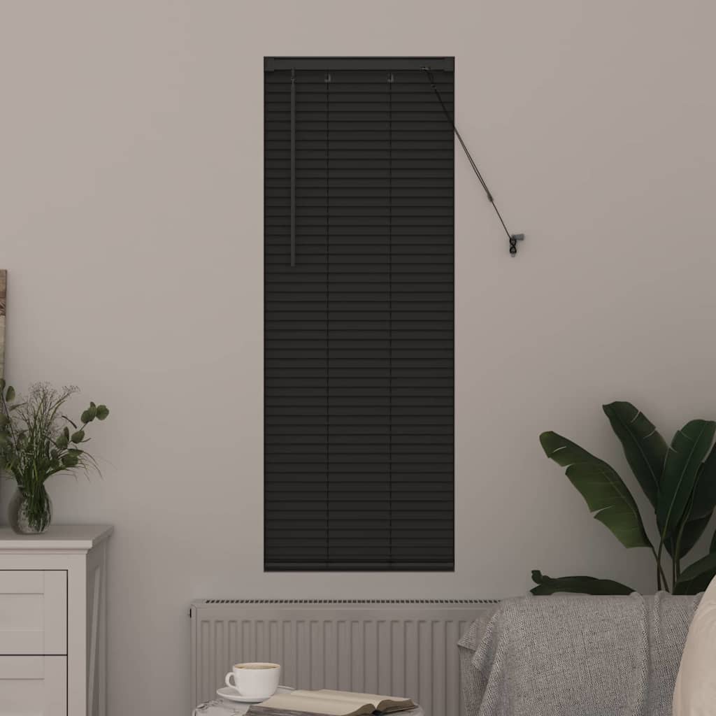 Window Blind with Curtains Manual Dark grey Aluminium