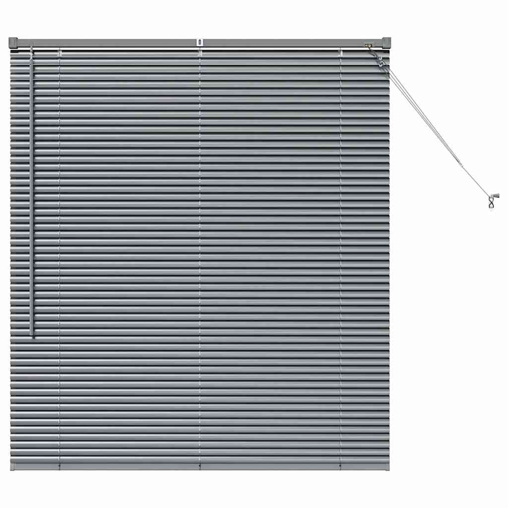 Window Blind with Curtains Manual Dark grey Aluminium