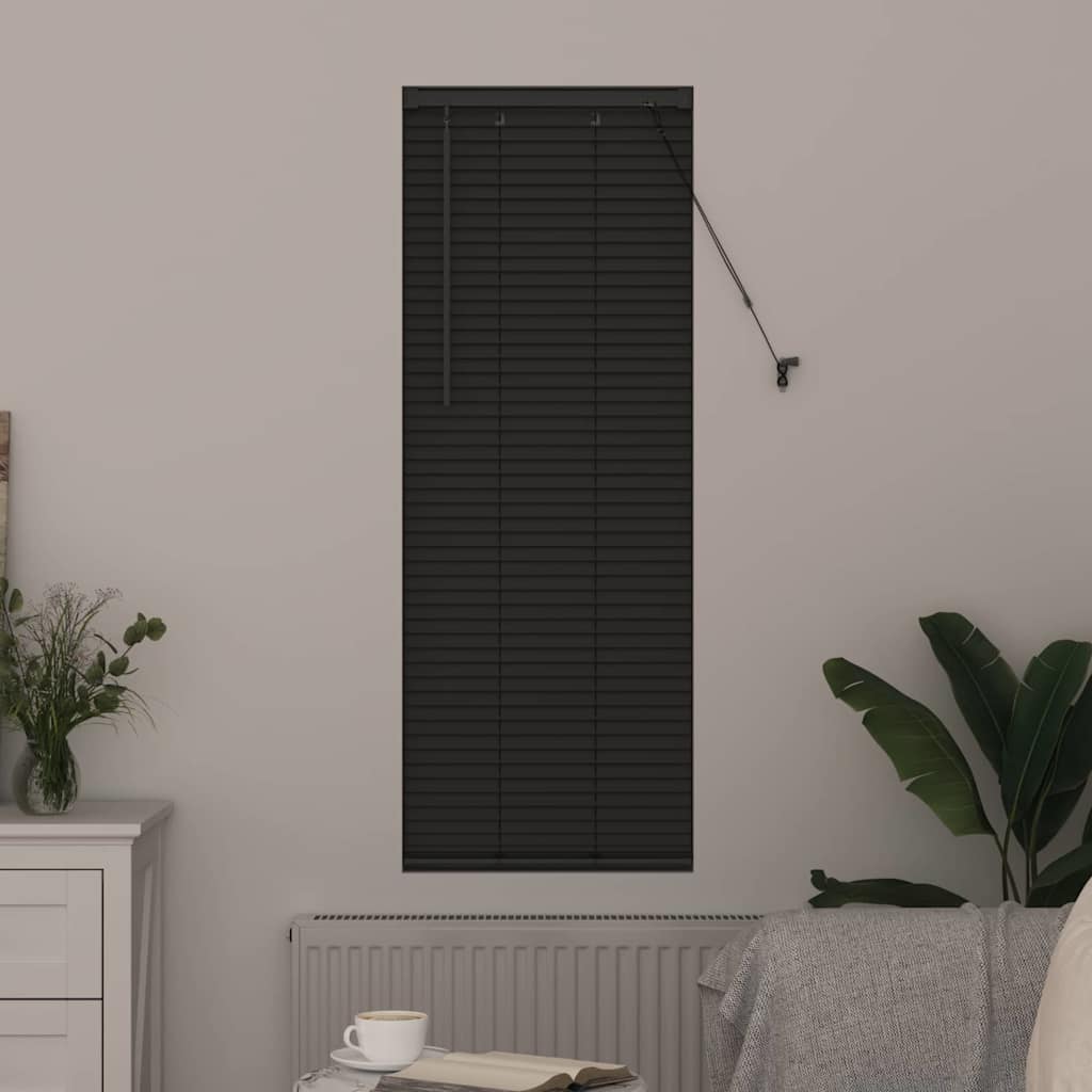 Window Blind with Curtains Manual Dark grey Aluminium