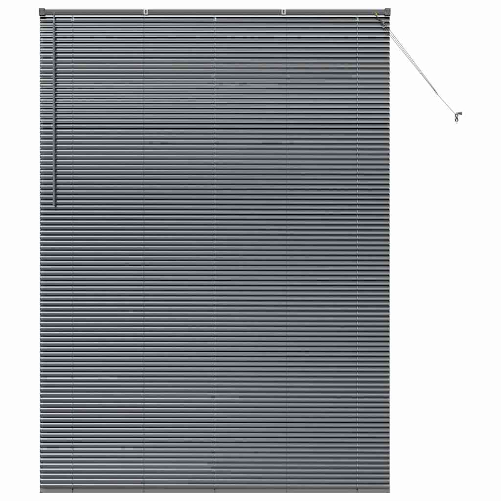 Window Blind with Curtains Manual Dark grey Aluminium