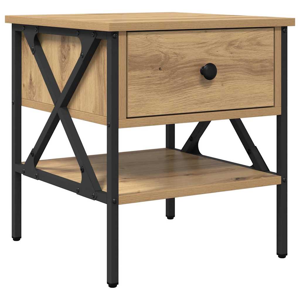 Bedside Cabinet with Drawer Artisan oak 40 x 42 x 45 cm