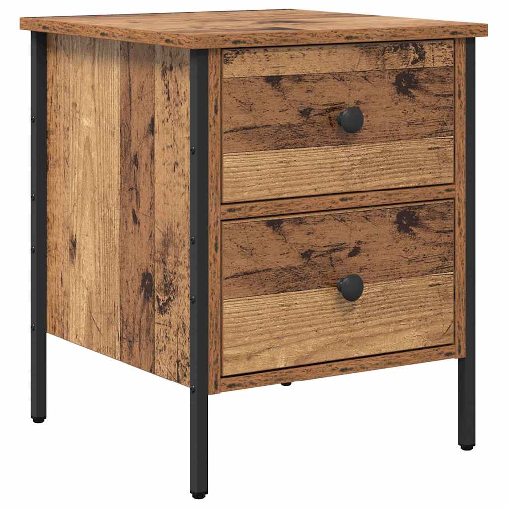 Bedside Cabinet with Drawer Old wood 40 x 42 x 50 cm