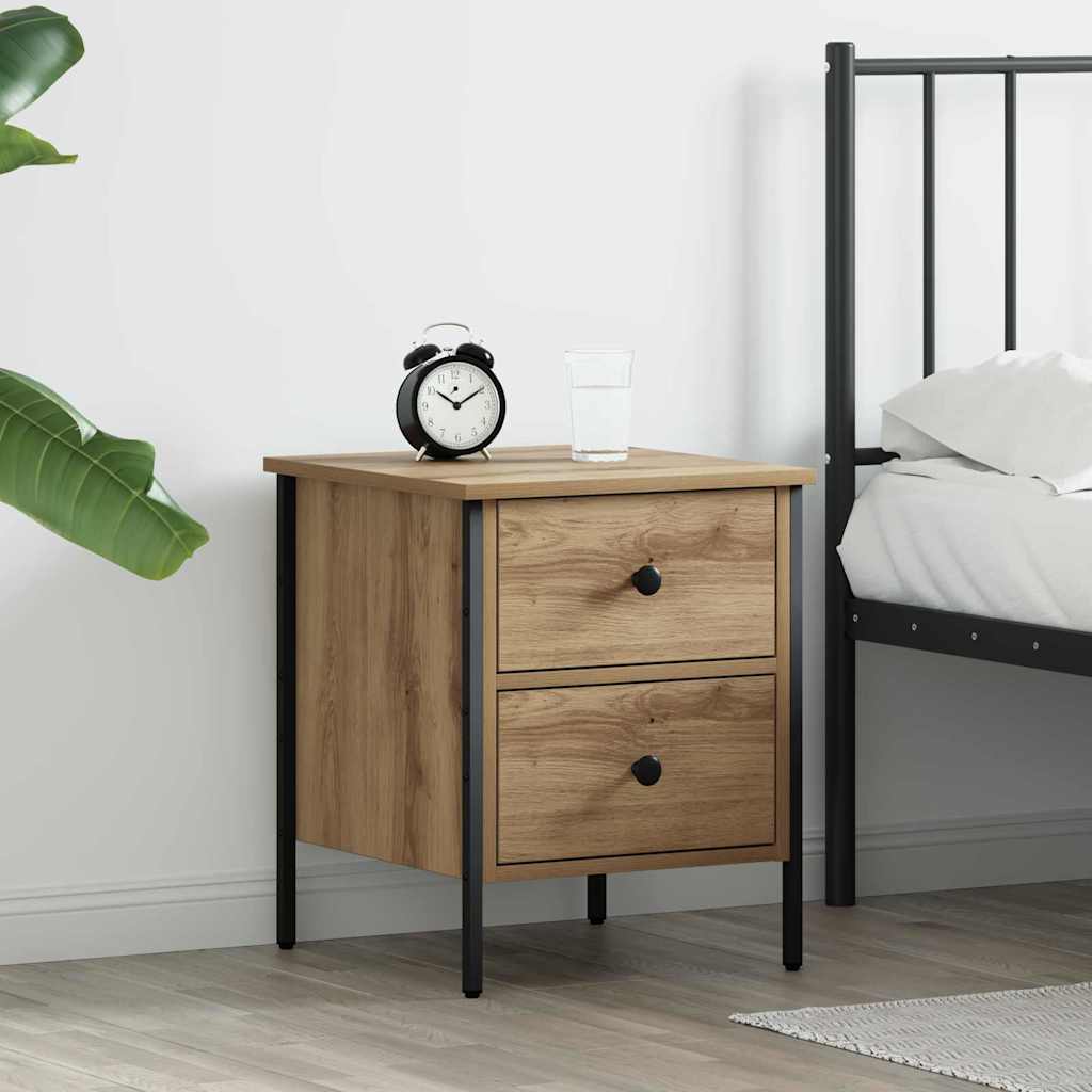 Bedside Cabinet with Drawer Artisan oak 40 x 42 x 50 cm