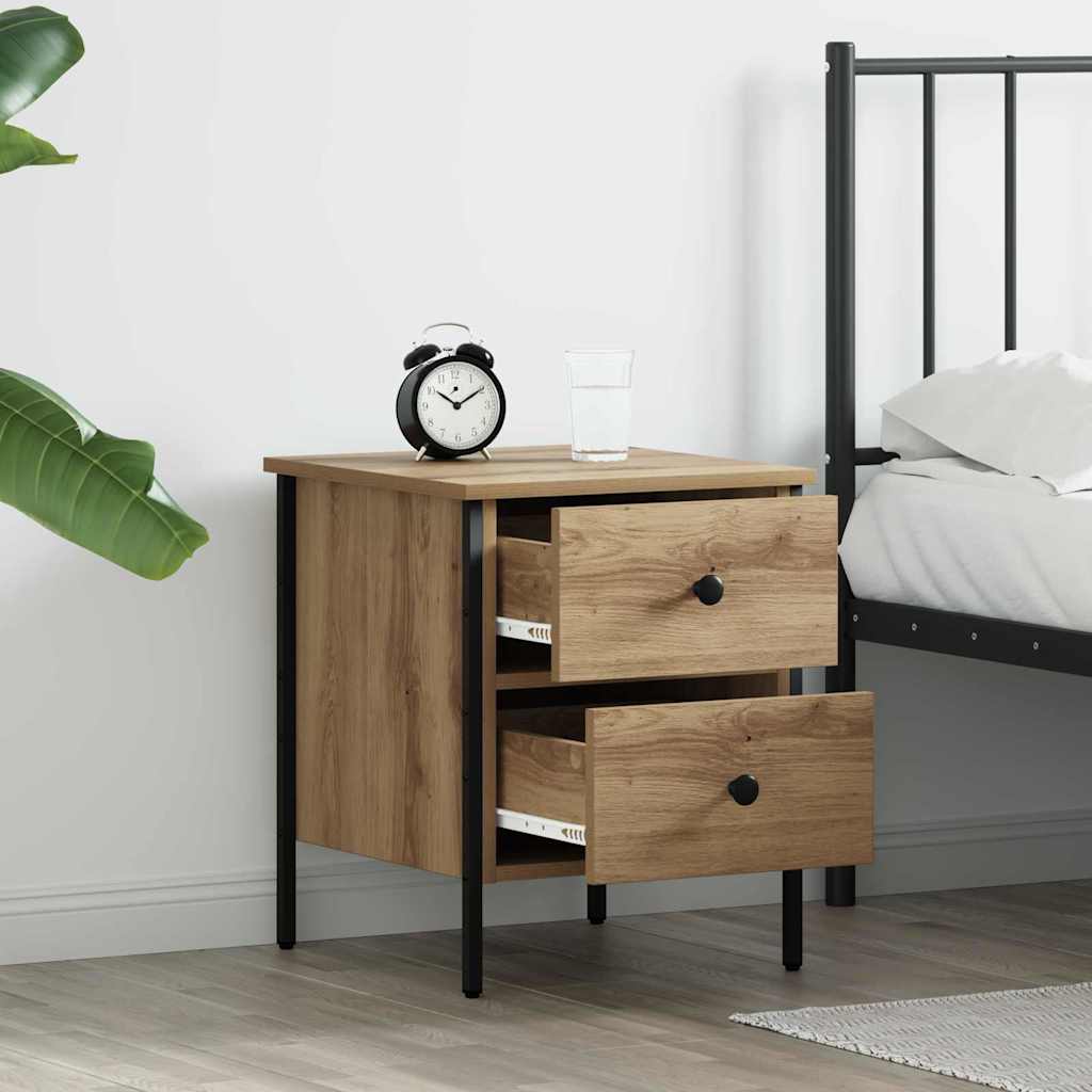 Bedside Cabinet with Drawer Artisan oak 40 x 42 x 50 cm