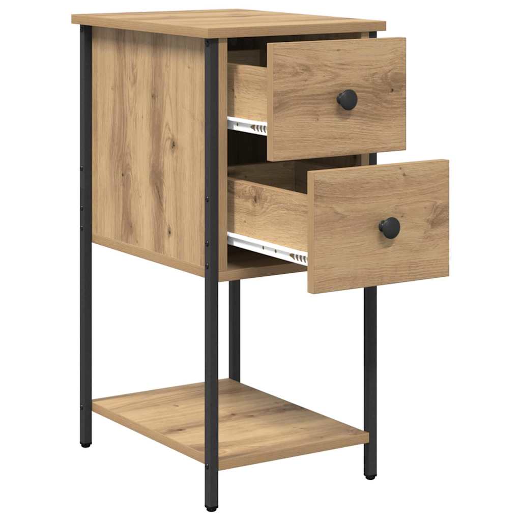 Bedside Cabinet Artisan oak 32 x 42 x 70 cm Engineered wood