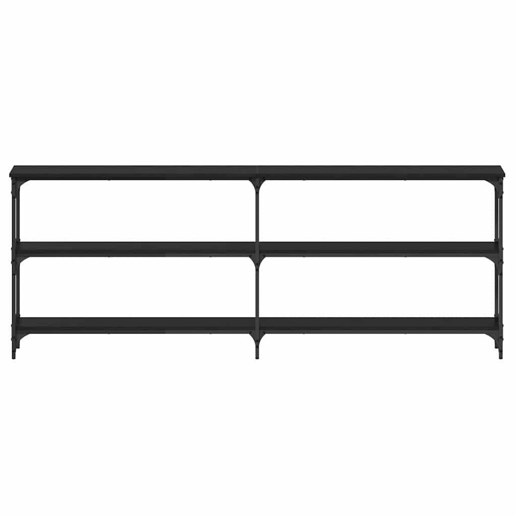 Console Table Black oak 200 x 29 x 75 cm