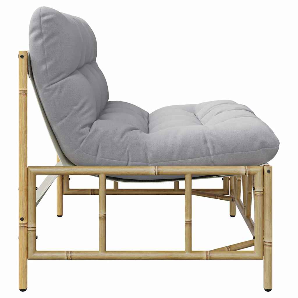 Garden Bench Light grey 110 x 75x 71 cm Steel