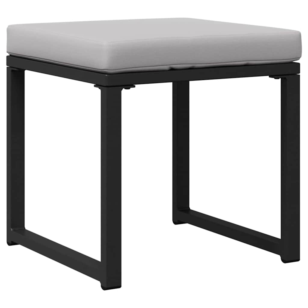 Garden Furniture Other 4 pcs Black 61 x 72.5 x 71 cm Steel