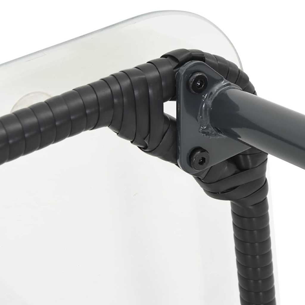 Garden Table Black 80 x 40 x 45.5 cm Poly rattan