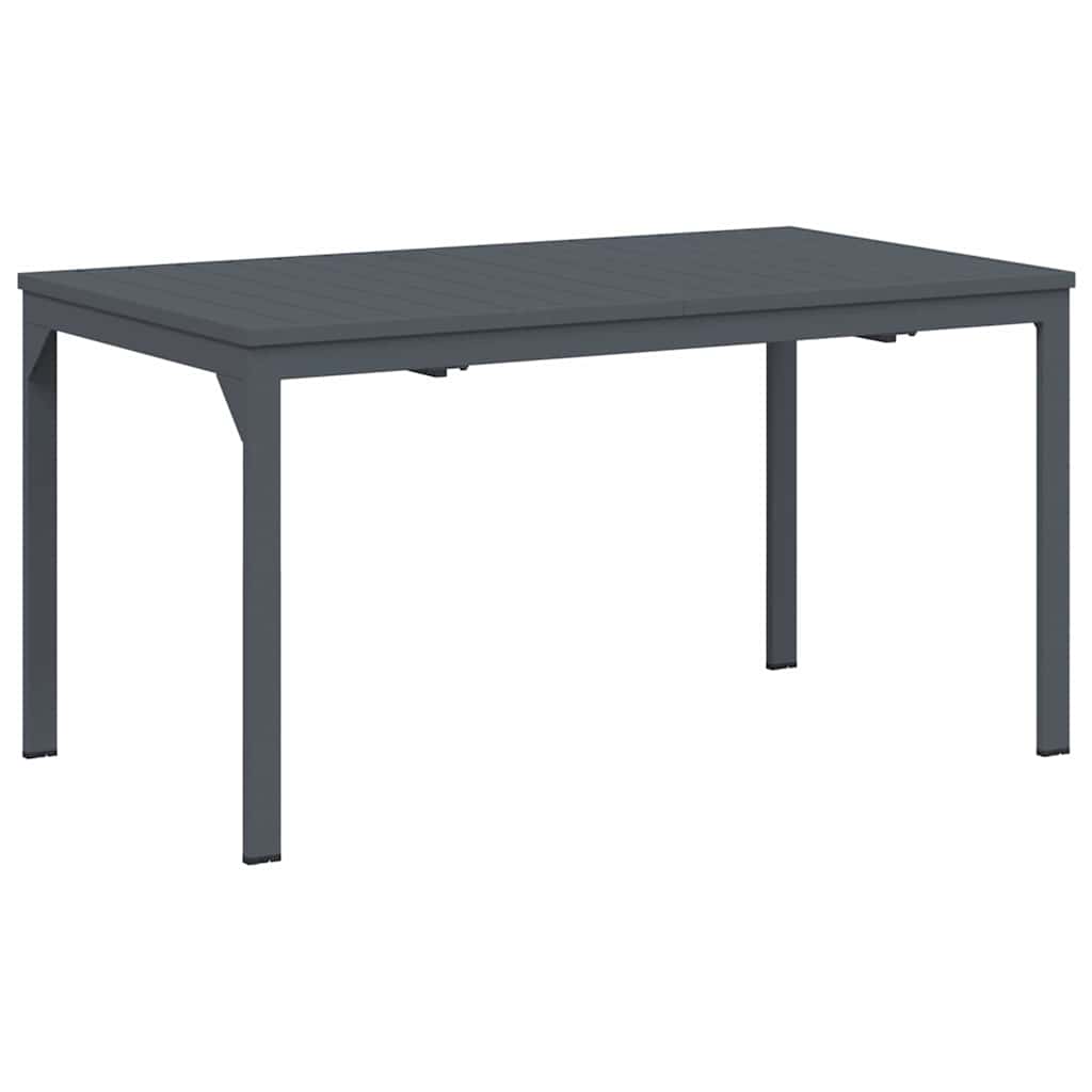 Extension Table Anthracite 180 x 80 x 76 cm Steel