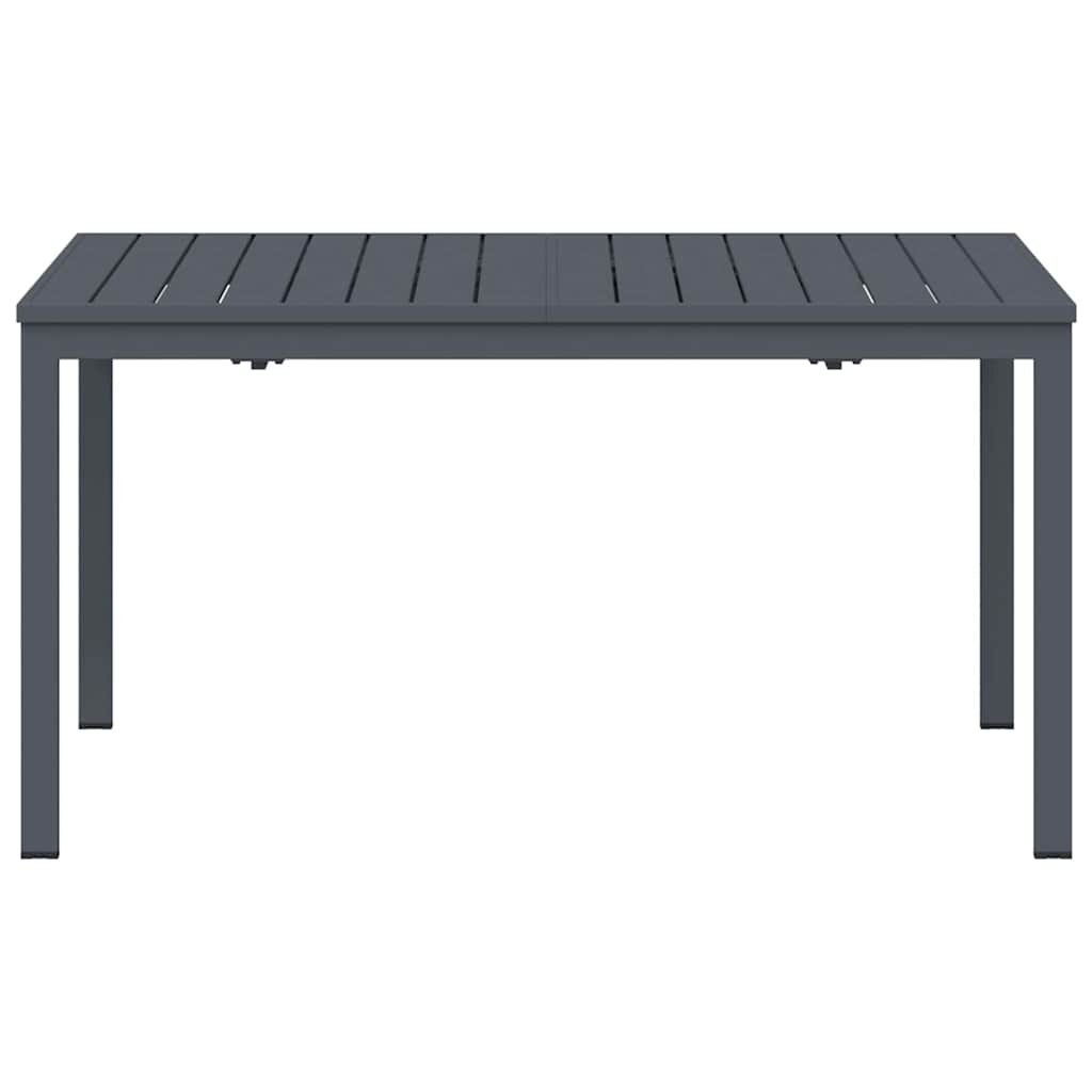 Extension Table Anthracite 180 x 80 x 76 cm Steel