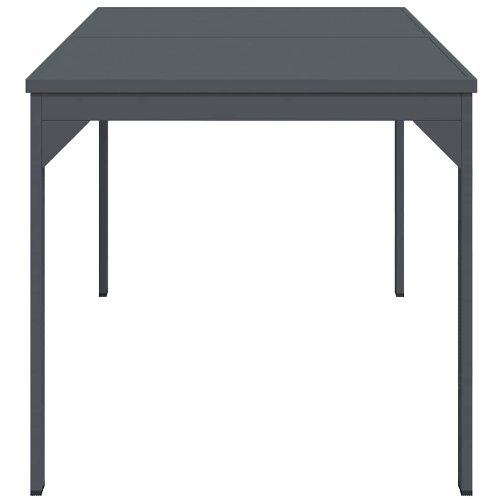 Extension Table Anthracite 180 x 80 x 76 cm Steel