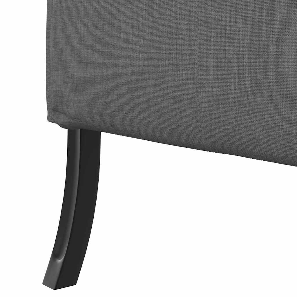 Highback Sofa Dark grey 109 x 56 x 121 cm Fabric